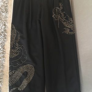 GUCCI Vintage Couture trousers with Gold design
